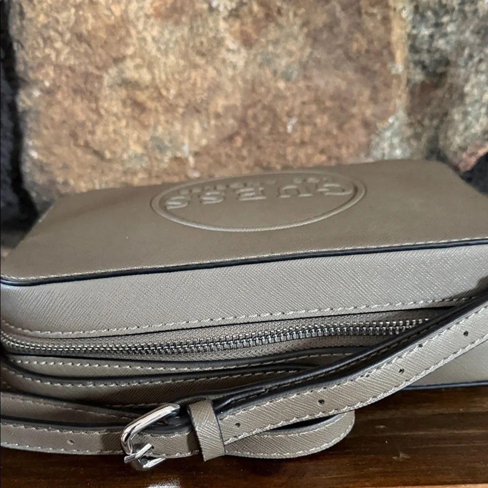 Guess‎ Taupe Medium Size Embossed Crossbody Bag NWOT
